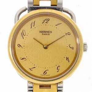 HERMES Watches Stainless Steel/GF Quartz